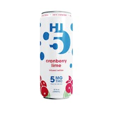 Hi5 Seltzer - Cranberry Lime 5mg (4pk)