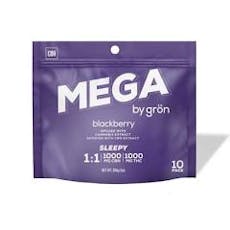 Gron | Blackberry | Mega | 1:1 THC CBN