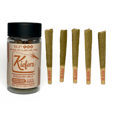 Bison Botanics : Papaya Upside Down Cake Infused Preroll Kiefers 0.7g 5pk