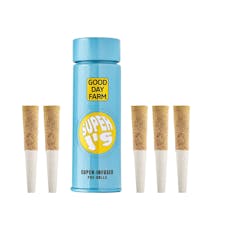 GDF: Infused Pre-Roll Pack | Tropical x Gold Strike | Super J's | 0.5g ea | 5pk