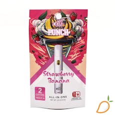 2g Strawberry Banana Disposable Vape Punch Extracts