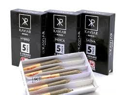 Kaviar: Minis | Triple Infused Pre-Rolls | Sativa | 5 x 0.6g Pre-Rolls | 3.0g