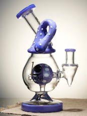 LOOKAH Mushroom Cap Glass Dab Rig