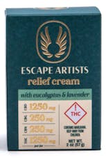Escape Artist - 5:5:1:1 Eucalyptus & Lavender Relief Cream (1250MG)