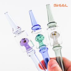 SirEEL - 6.5" Mind Melding Mushroom Dream Straw - Assorted Colors