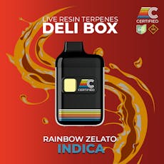 Certified Cultivators - Rainbow Zelato LRT DeliBox Disposable - 1g - 2 Day