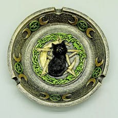 Blue Ocean Sunrises | Cat Pentagram Ashtray