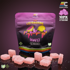 Certified Cultivators - Pink Lemonade 1:1 CBG Quartz Gummies - 10ct - 100mg