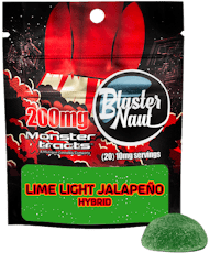 MONSTER XTRACTS | BLASTER NAUT LIME LIGHT JALEPENO | HYBRID | GUMMIES | 200MG | REC