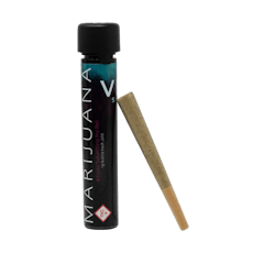 Midnight Margarita (Hybrid) Bubble Hash Infused Preroll - 1g