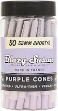Blazy Susan | Mini Preroll Cones 53mm | 50pk Purple