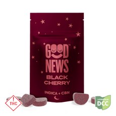 Black Cherry (+CBN) - Gummies - 10PK - 100mg - Good News