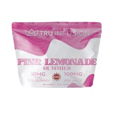 Tru Infusion Edibles: Pink Lemonade Gummies (S) 100mg