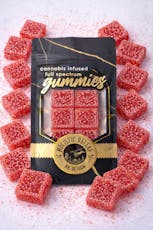 RaspberryGummySquares|HRBD|94.97mg-10pk