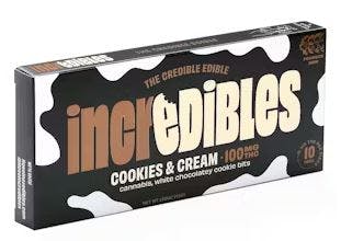 Incredibles Cookies and Cream Chocolate 100mg