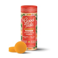 Good Tide - Grapefruit (1:1:1:THC:CBD:CBC) Gummies Edible 100mg