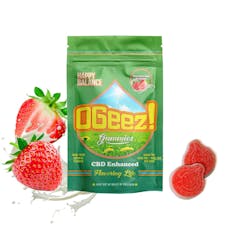 OGEEZ Happy Balance Gummies 1:1 (THC/CBD) 100mg - Strawberries and Cream