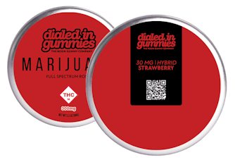 DIALED IN - GUMMIES ROSIN - 300MG - 10PK - HULA BERRY - HYBRID