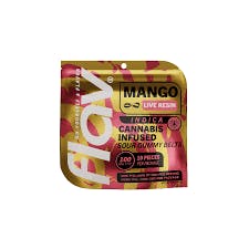 Flav | Live Resin Sour Belts | Mango | 100mg