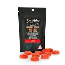 Sour Peach Sativa Chews 10mg x 10pk
