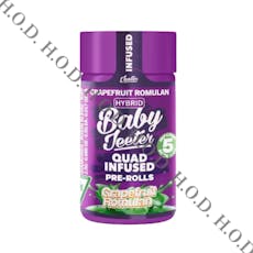 Jeeter Grapefruit Romulan Quad-Infused Pre-Roll .5g 5 Pack