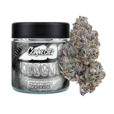 Connected Flower Jar 3.5g: Chrome