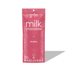 GRÖN - CHOCOLATE - 100MG - 10PK - MILK ACTIVE - SATIVA