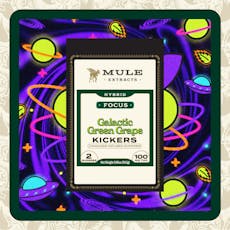 Mule Extracts | Galactic Green Grape | Gummies | 2pk | 100mg
