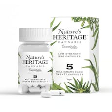 Nature's Heritage Capsules 20pk (100mg) RSO