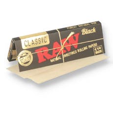 Raw Black - 1 1/4 Rolling Papers (50pk) - Classic
