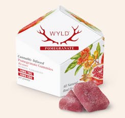 Pomegranate Gummies 1:1 (THC:CBD) - 10pk/100mg (10mg THC each)