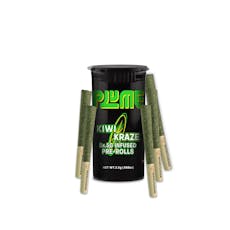 Kiwi Kraze Infused Preroll 5 Pack - 2.5g