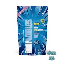 Sour Blue Razzberry 1:1 THC:CBG Gummy 2pk (100mg)