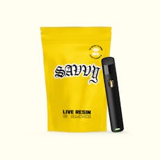 Savvy Live Resin AIO 1g: Gastro Pop