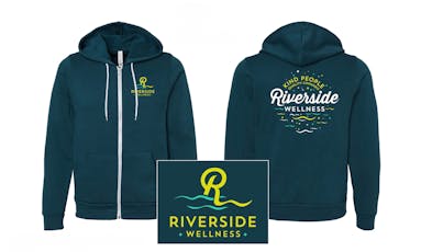 Riverside Wellness Hoodie 2025 Edition - Large