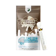 Tru Infusion Liquid Diamond Disposable 1g: Cookies & Cream