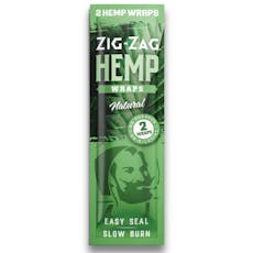 ZIG ZAG - WRAPS HEMP - NATURAL - 2PK