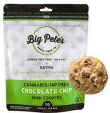 Big Pete's Chocolate Chip Sativa Mini cookies 10pack