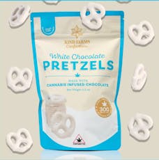 White Chocolate Covered Pretzels 300mg
