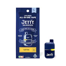 Jetty - Fresh Squeeze (Sativa) Solventless All-In-One Vape 1g