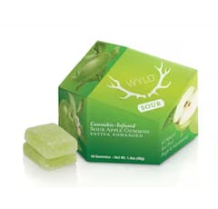 Wyld | Sour Apple | 100MG Gummies