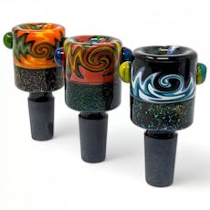 Generic | Bowl | 14mm | Wig Wag Dicro Grip Groove | Assorted