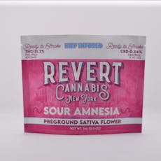 Revert | Sour Amnesia | Kief Infused Pre Ground | Sativa-Hybrid | 14g