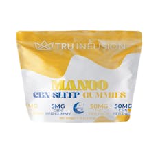 Tru Infusion Edibles: 1:1 CBN Sleep Mango Gummies (I) 50mg