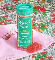 Good Tide - Kiwi Strawberry (Refreshing) 1:1:1 THC:CBD:CBG - Live Rosin Gummies - 10pk - 100mg