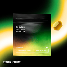 SAMPLE RYTHM | Pineapple (Solventless) | 100mg Gummies