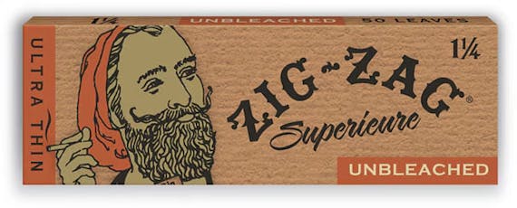 Zig Zag Unbleached Rolling Papers- 1 1/4