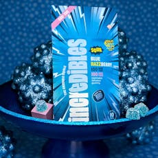 Sour Blue Razzbery | 1:1 THC:CBG Gummies | 100mg