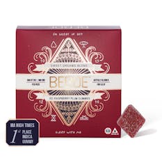 Beboe Edibles 20pk/100mg- Sweet Dreams Raspberry Plum 5:1 (THC:CBN)