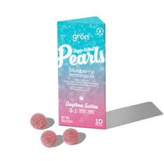 Blueberry Lemonade Pearls | Gummies | 100mg THC:300mg CBG | 10pk